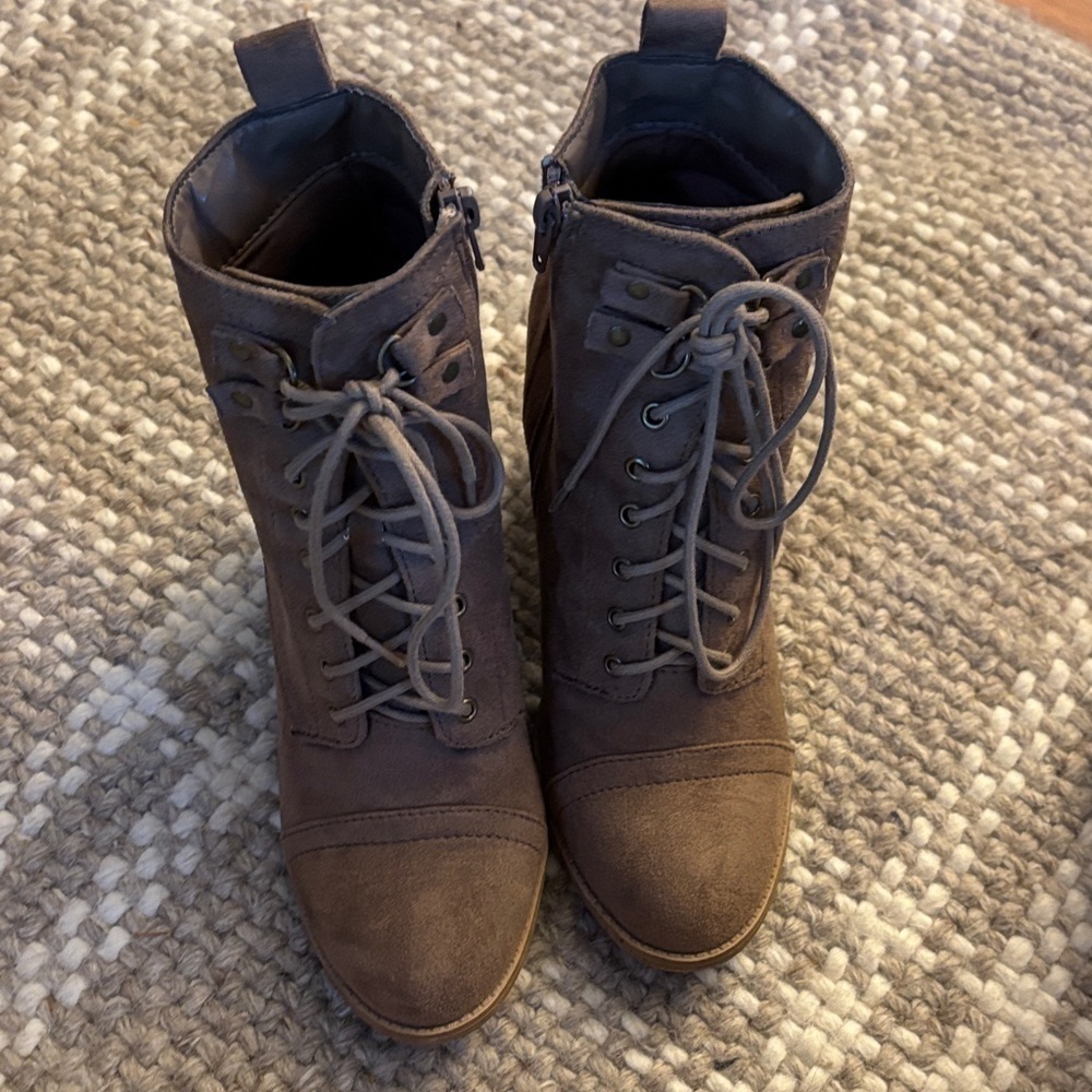 X2B Lace-Up Boots
